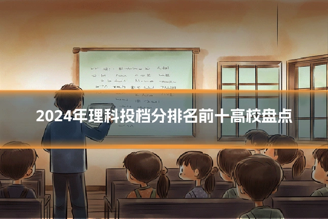 2024年理科投档分排名前十高校盘点