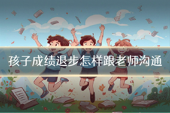 孩子成绩退步怎样跟老师沟通