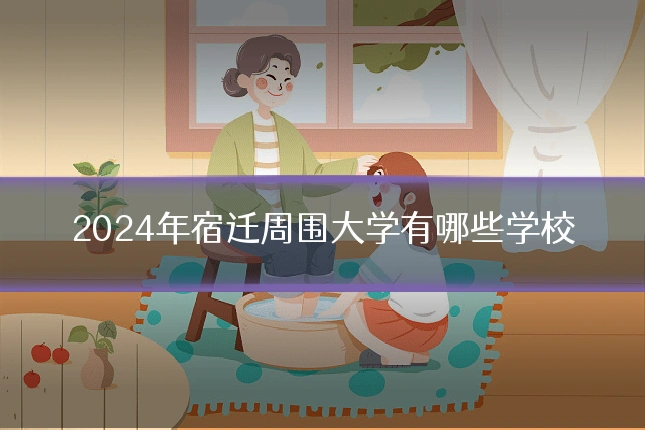 2024年宿迁周围大学有哪些学校