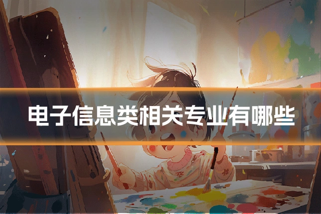 电子信息类相关专业有哪些