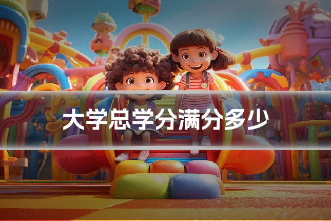 大学总学分满分多少