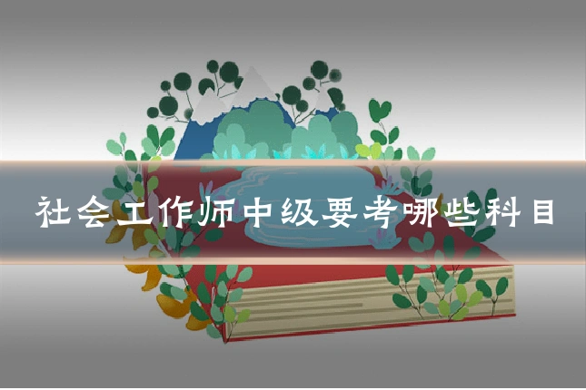 社会工作师中级要考哪些科目