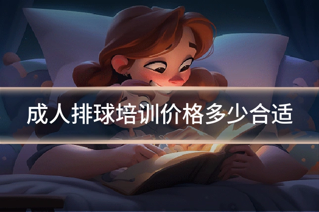 成人排球培训价格多少合适
