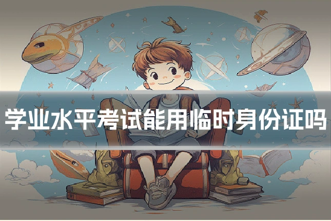 学业水平考试能用临时身份证吗