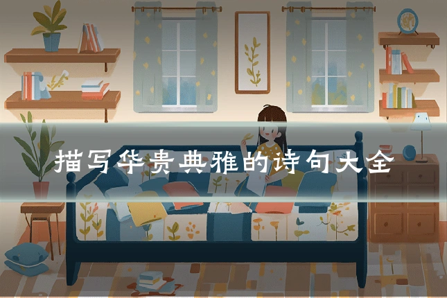 描写华贵典雅的诗句大全