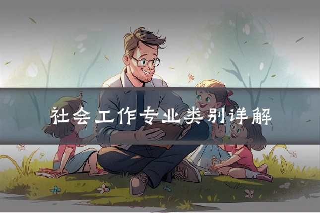 社会工作专业类别详解
