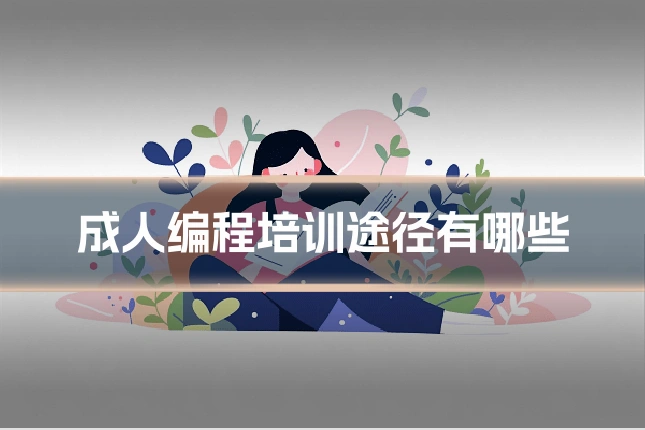 成人编程培训途径有哪些
