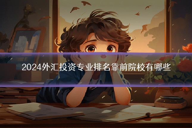 2024外汇投资专业排名靠前院校有哪些