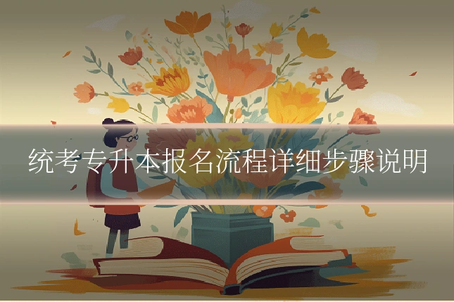 统考专升本报名流程详细步骤说明