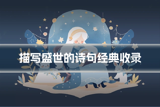 描写盛世的诗句经典收录