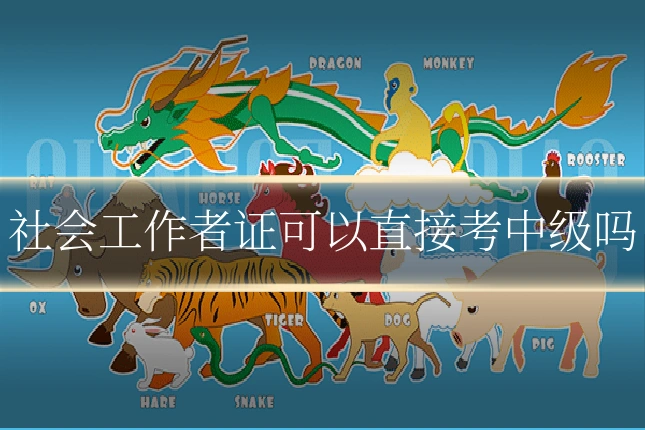 社会工作者证可以直接考中级吗