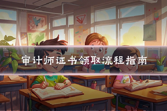 审计师证书领取流程指南