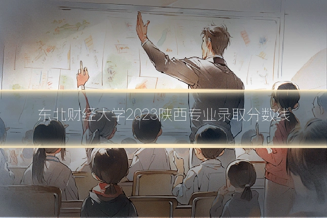 东北财经大学2023陕西专业录取分数线