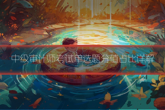 中级审计师考试单选题分值占比详解
