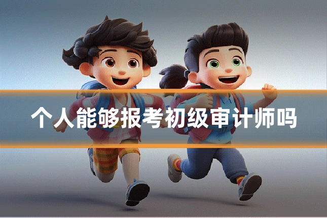 个人能够报考初级审计师吗