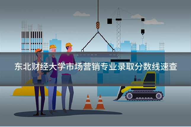 东北财经大学市场营销专业录取分数线速查