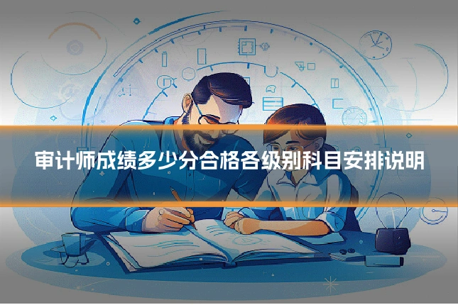 审计师成绩多少分合格各级别科目安排说明