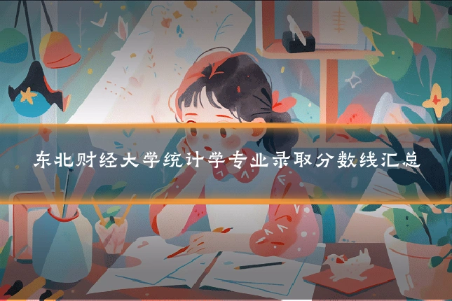 东北财经大学统计学专业录取分数线汇总