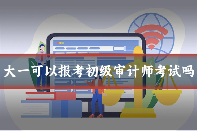 大一可以报考初级审计师考试吗
