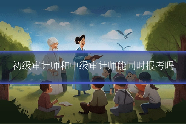 初级审计师和中级审计师能同时报考吗