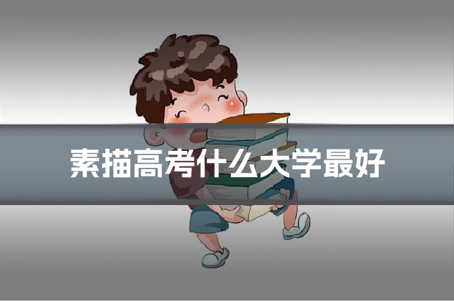 素描高考什么大学最好