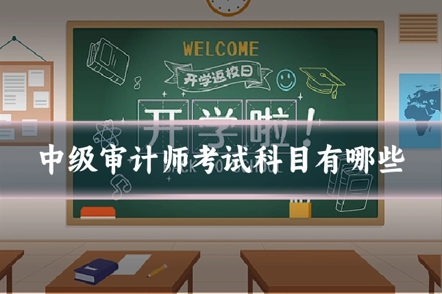 中级审计师考试科目有哪些