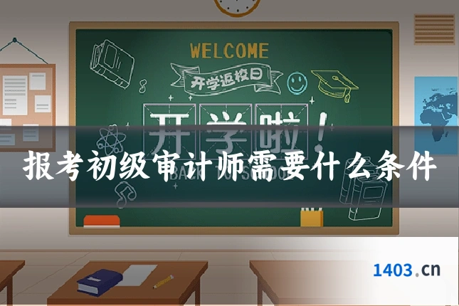 报考初级审计师需要什么条件