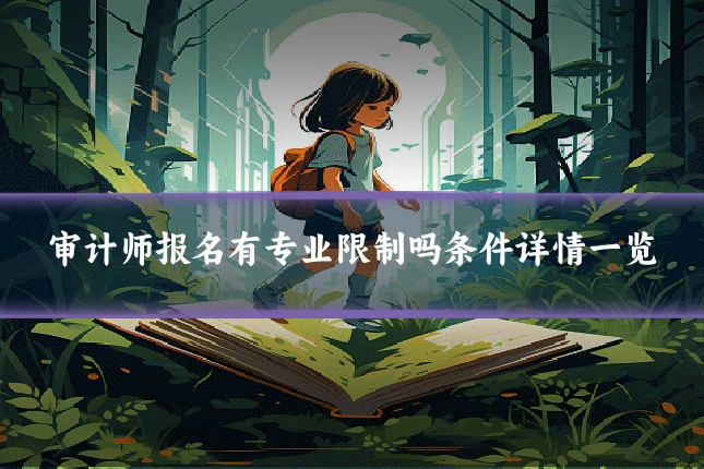 审计师报名有专业限制吗条件详情一览