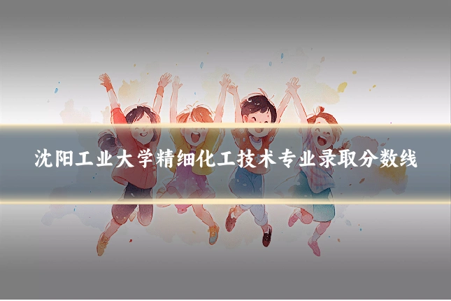 沈阳工业大学精细化工技术专业录取分数线