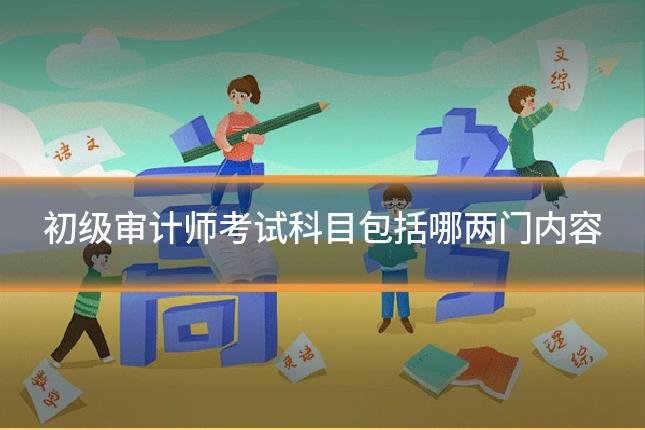 初级审计师考试科目包括哪两门内容