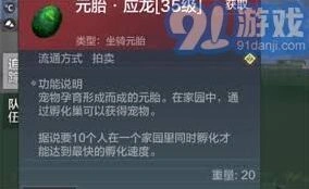 妄想山海应龙捕捉与培养完整指南