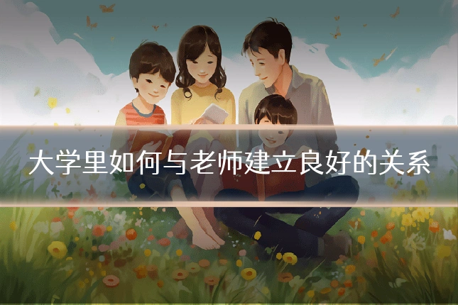 大学里如何与老师建立良好的关系