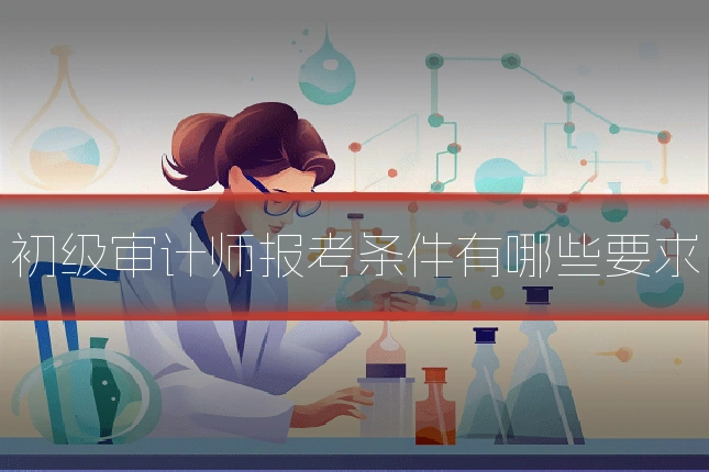初级审计师报考条件有哪些要求