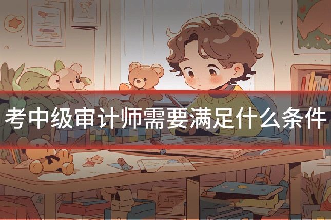 考中级审计师需要满足什么条件