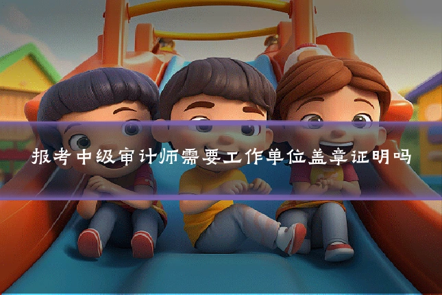 报考中级审计师需要工作单位盖章证明吗