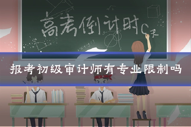 报考初级审计师有专业限制吗