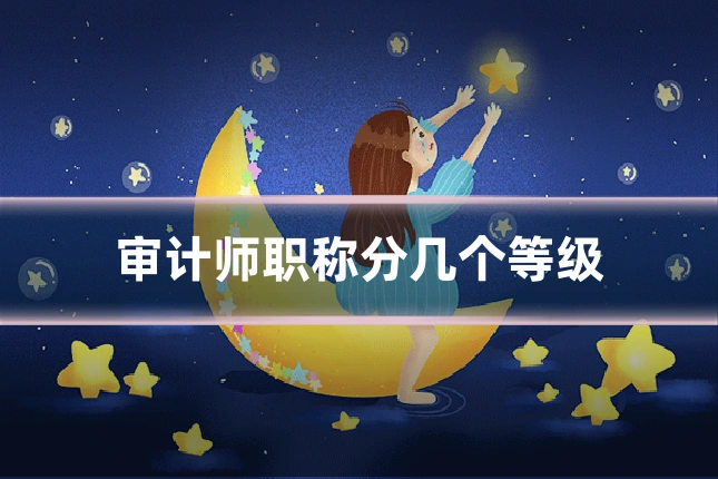 审计师职称分几个等级