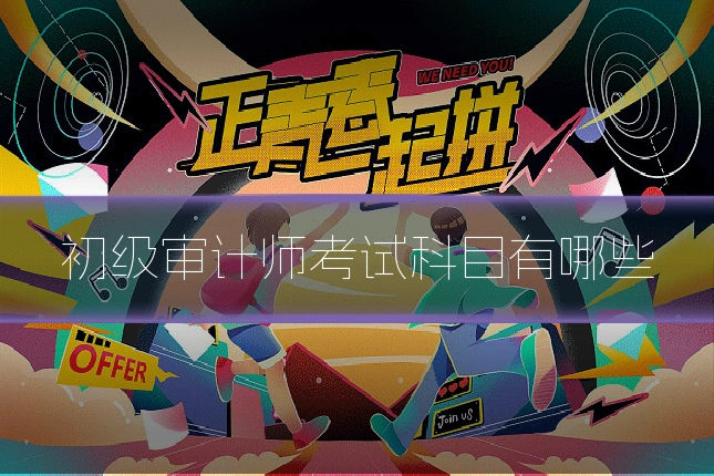 初级审计师考试科目有哪些