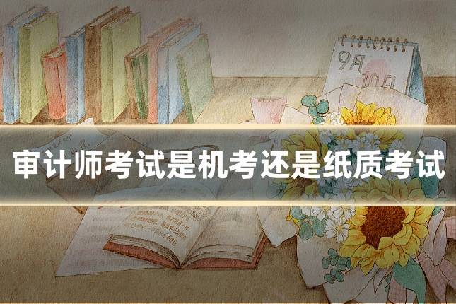 审计师考试是机考还是纸质考试