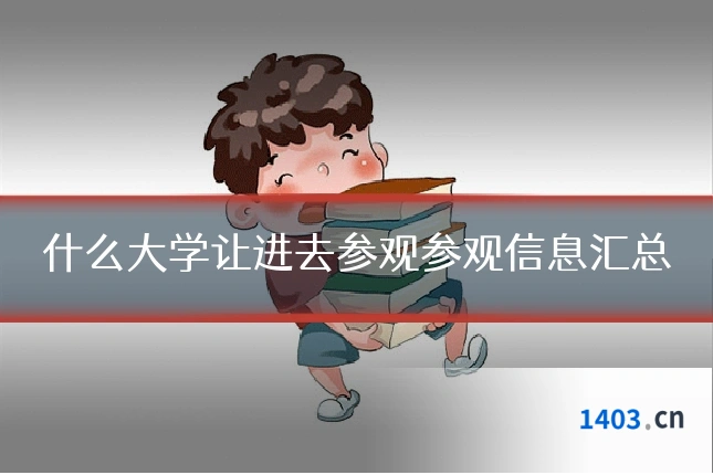 什么大学让进去参观参观信息汇总