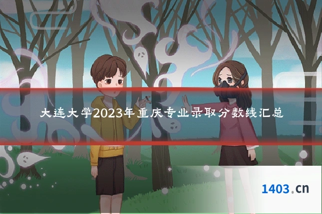 大连大学2023年重庆专业录取分数线汇总