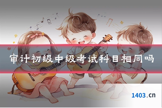 审计初级中级考试科目相同吗