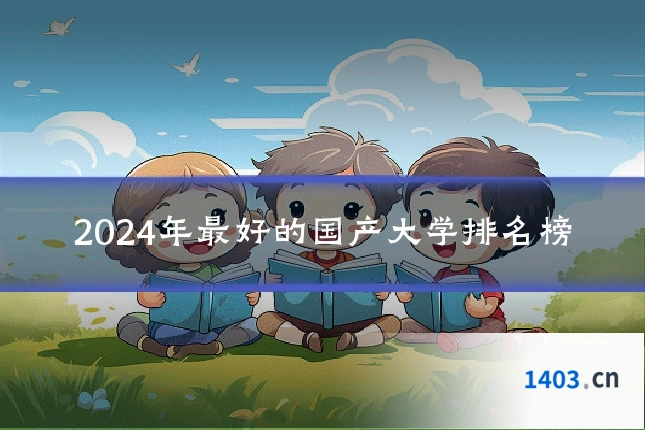 2024年最好的国产大学排名榜