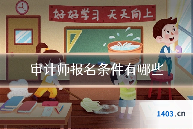 审计师报名条件有哪些