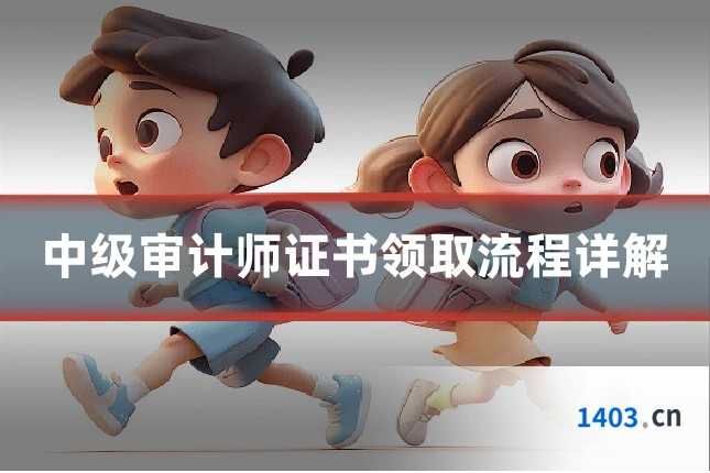 中级审计师证书领取流程详解
