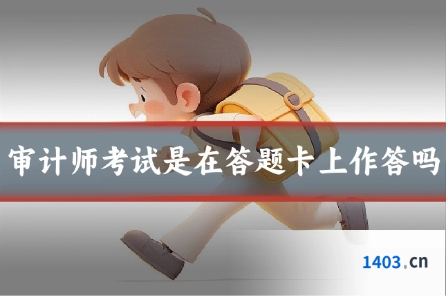 审计师考试是在答题卡上作答吗
