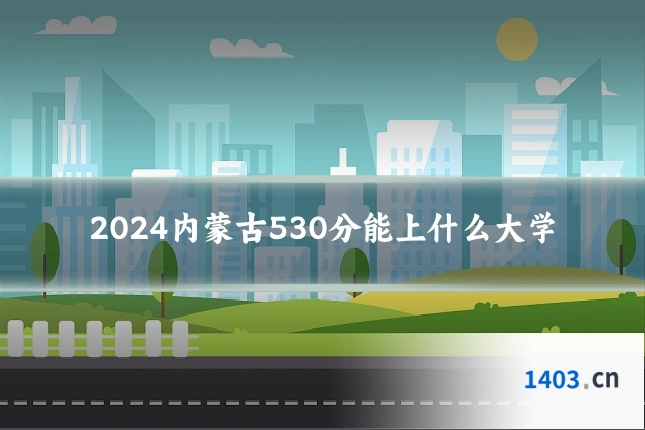 2024内蒙古530分能上什么大学
