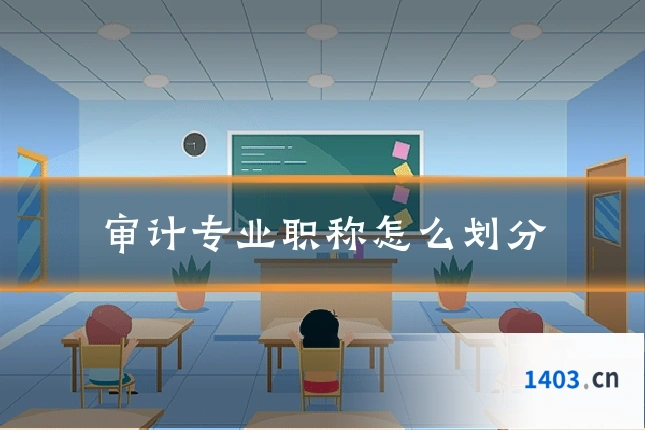 审计专业职称怎么划分