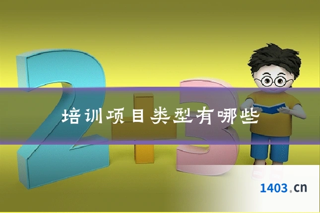 培训项目类型有哪些
