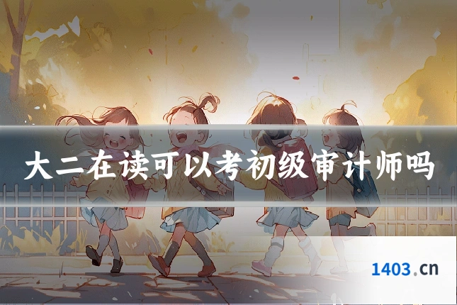 大二在读可以考初级审计师吗